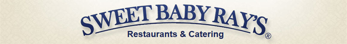 Eating Barbeque at Sweet Baby Ray's Barbecue.